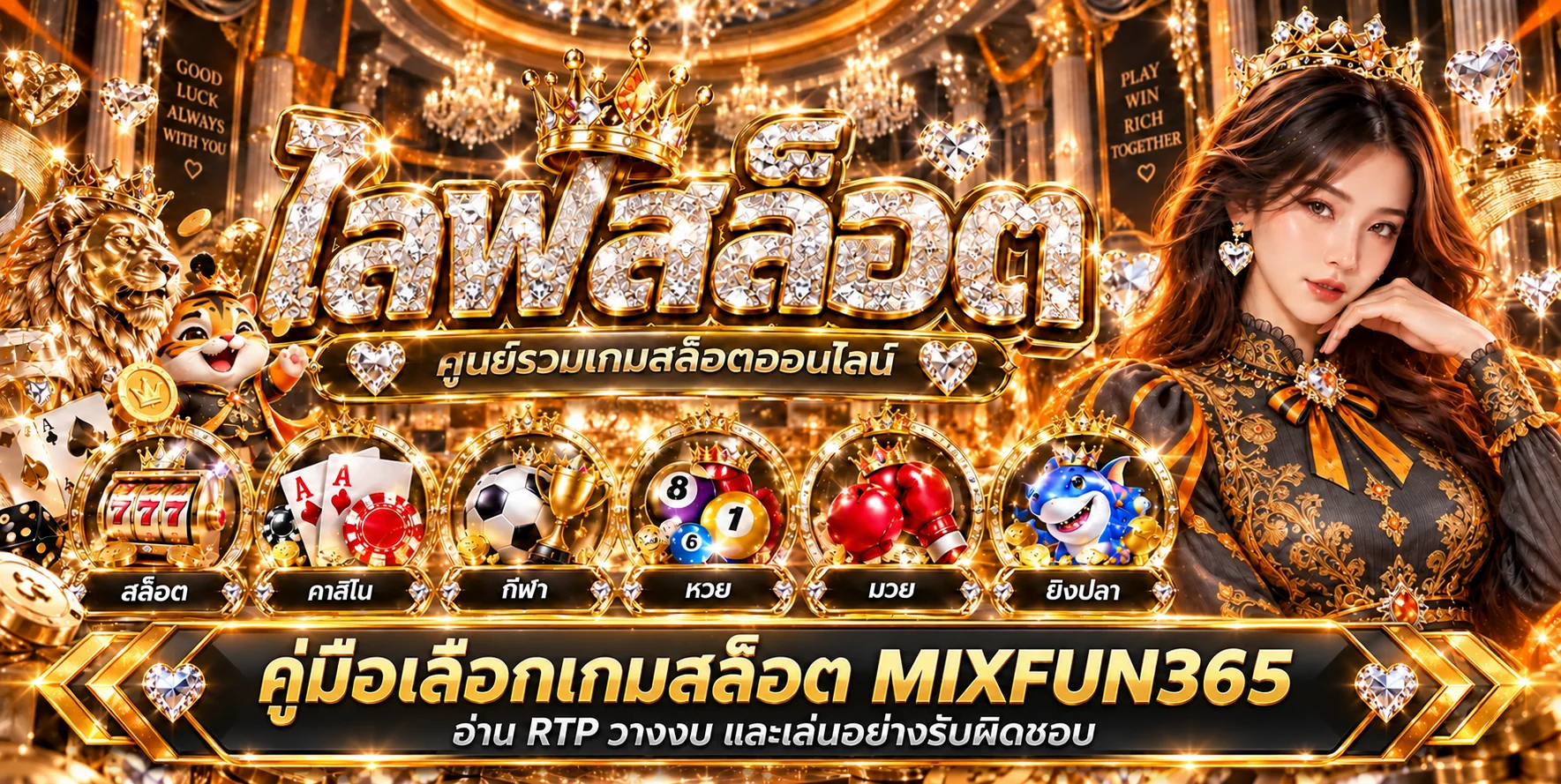 MIXFUN365 คู่มือเลือกสล็อต อ่าน RTP และวางงบ